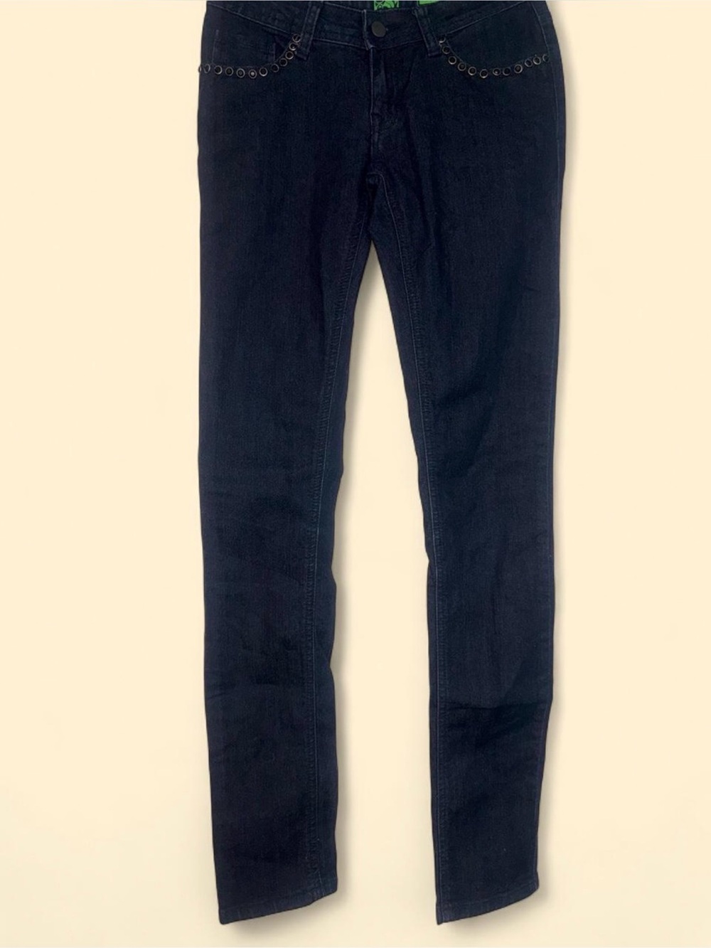 Flying Monkey Women's Skinny Jeans in Dark Blue